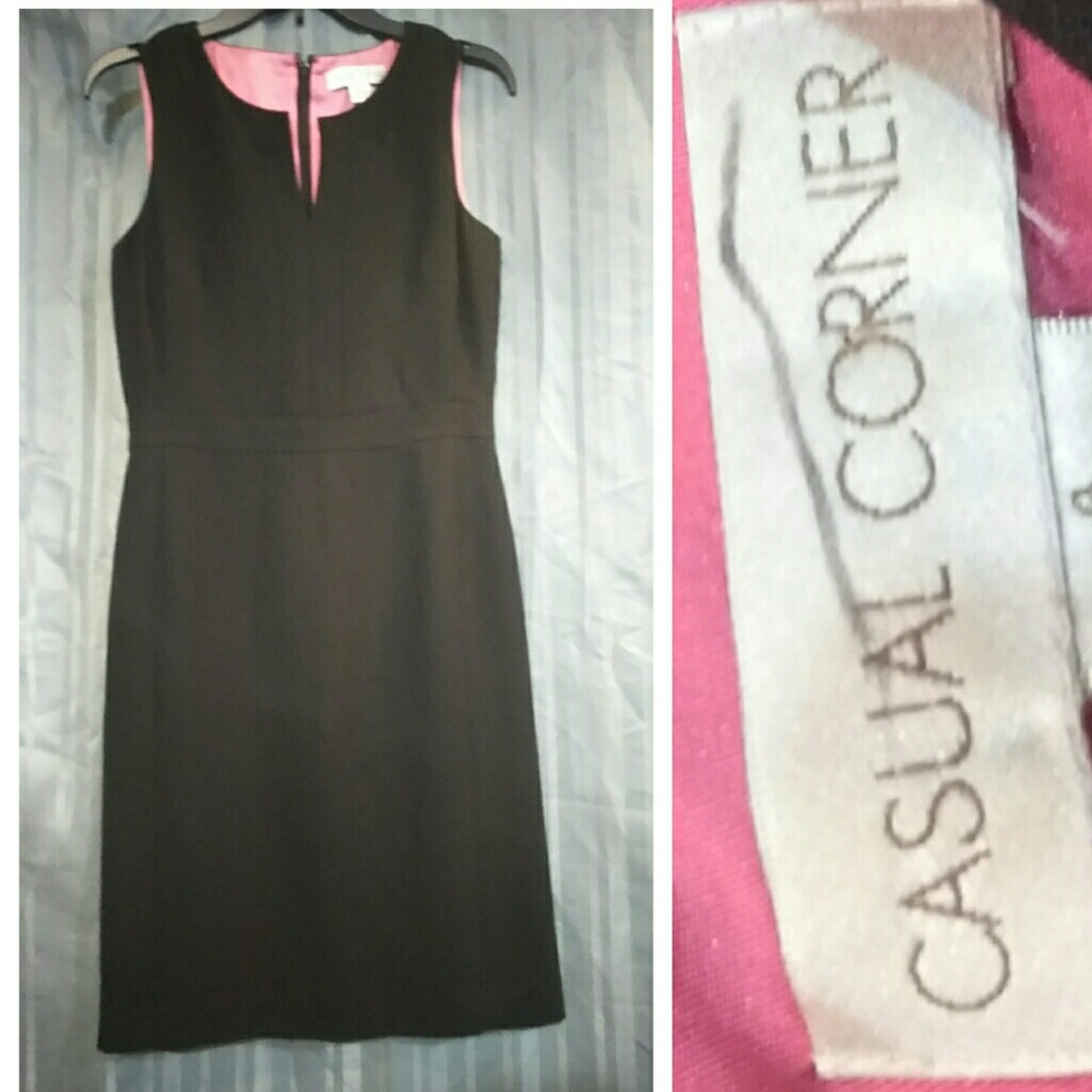 Casual Corner Black Dress - Size 4